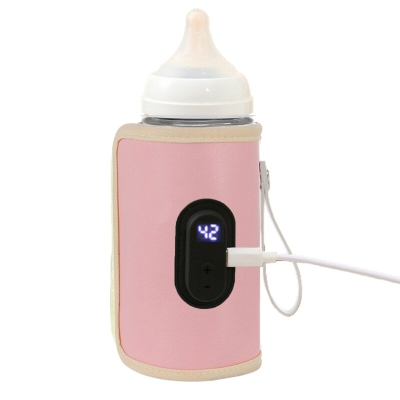 حقيبة محمولة لتدفئة زجاجة الحليب 20 درجة حرارة لزجاجة الرضاعة للأطفال