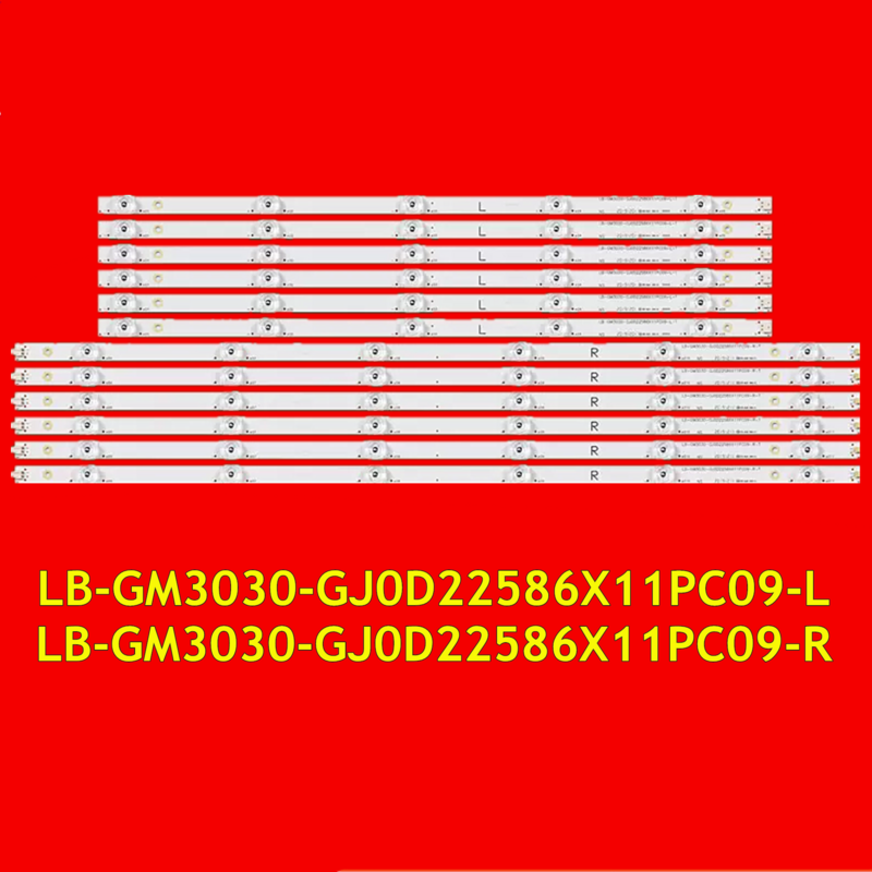 شريط إضاءة خلفية للتلفزيون LED لـ 58PUS7304/12 TPT580B5-U2T01.D REV.S02G LB-GM3030-GJ0D22586X11PC09-L LB-GM3030-GJ0D22586X11PC09-R