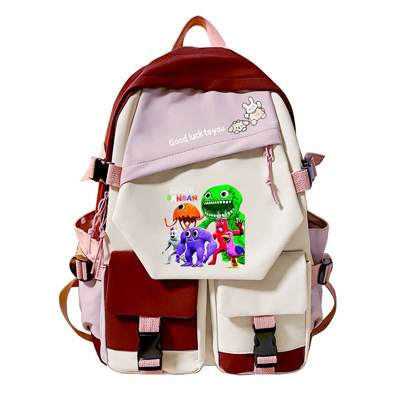 حقيبة ظهر عصرية للأطفال بألوان متنوعة عصرية مطبوعة برسوم كارتونية من جارتين أوف بانبان حقيبة ظهر للأطفال حقيبة ظهر مدرسية للطلاب في سن المراهقة