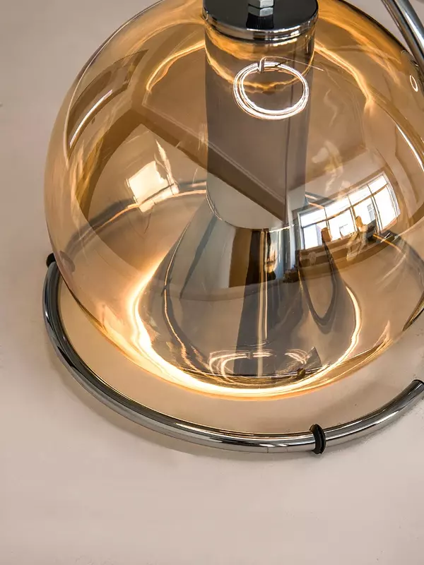 مصباح قلادة ليد زجاجية حديثة لتناول الطعام غرفة المعيشة الحديد ضوء الفاخرة الإبداعية ديكور المنزل مكتب دراسة غرفة نوم مصباح معلق E27
