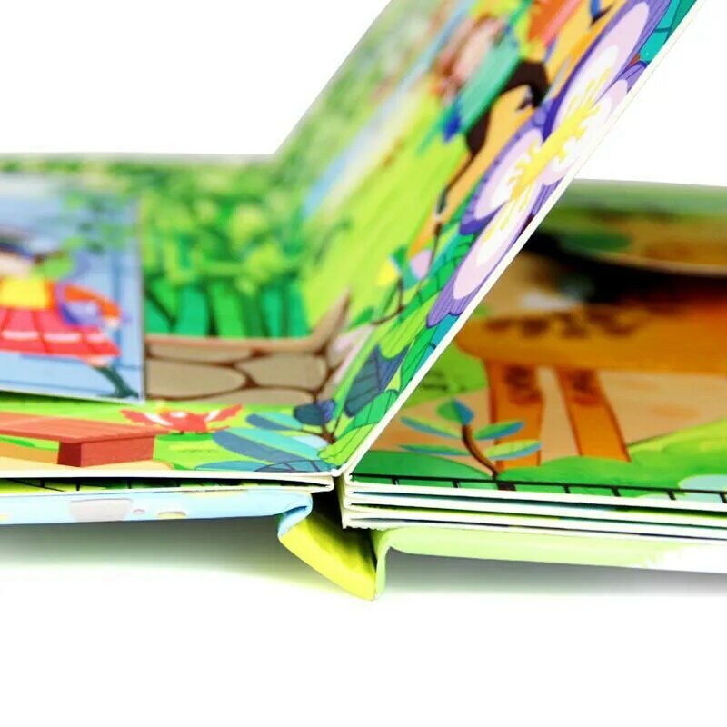الأطفال ثلاثية الأبعاد ثلاثية الأبعاد الوجه كتاب المشهد تجربة كتاب صور التعليم المبكر التنوير لعبة تعليمية كتاب ليبرو