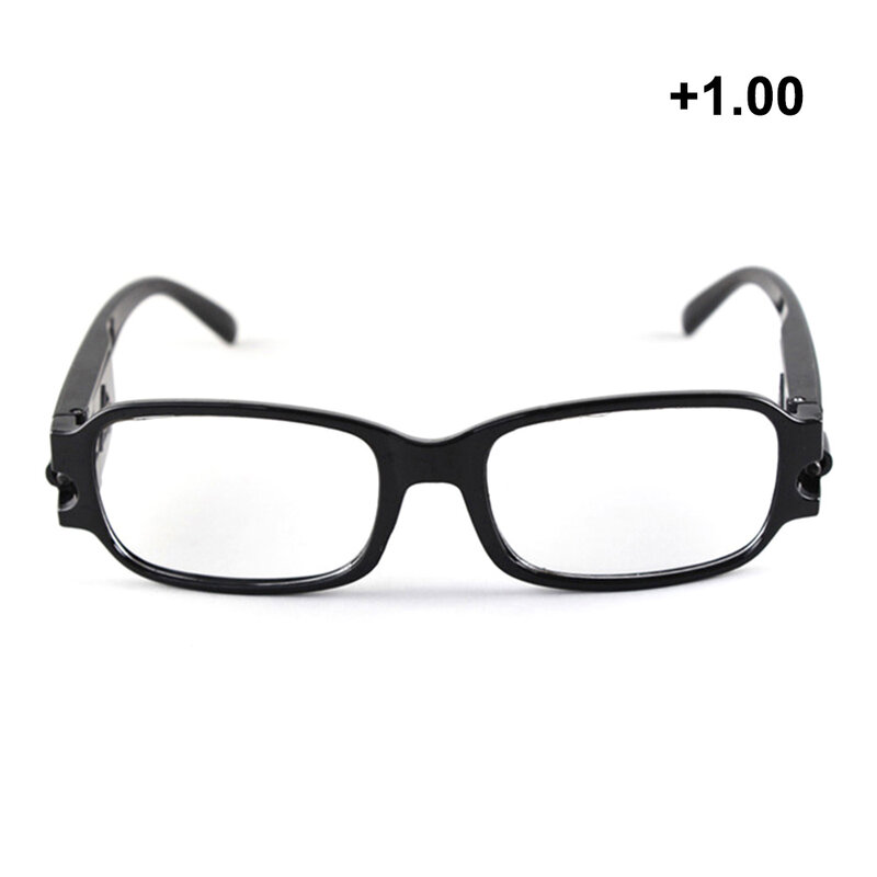 متعدد القوة نظارات للقراءة LED رجل امرأة للجنسين نظارات مشهد الديوبتر المكبر تضيء ليلة طويل النظر نظارات