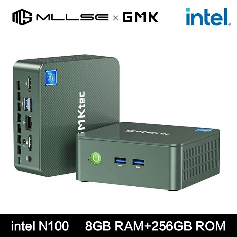 GMKtec G3 كمبيوتر صغير بحيرة ألدر N100 نوافذ 11 Pro Intel 12th DDR4 8GB RAM GB ROM WiFi 6 BT5.2 كمبيوتر صغير يعمل