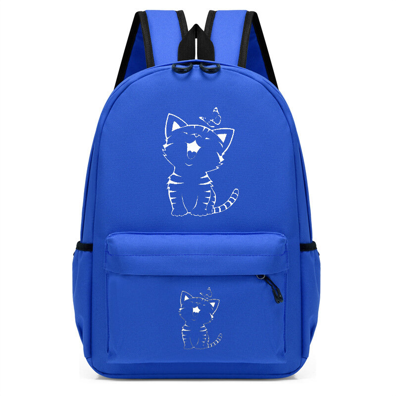 حقيبة ظهر على شكل قطة كرتونية لطيفة للأطفال ، حقيبة مدرسية لرياض الأطفال ، حقيبة كتب للأطفال ، حقيبة ظهر للفتيات للسفر ، حقيبة ظهر مدرسية للطلاب