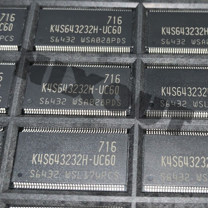 10 قطعة ~ 100 قطعة/الوحدة K4S643232H-UC60 TSOP86 100% العلامة التجارية الجديدة الأصلي