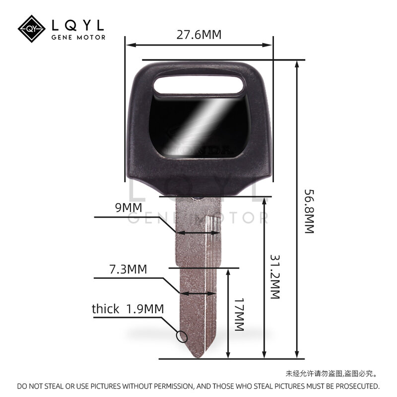 LQYL جديد فارغة مفتاح دراجة نارية استبدال مفاتيح تقطيعها لهوندا ديو 56 57 Z4 125 غنى 100 WH110 SCR WH 100 110 سكوتر 50CC زوومر