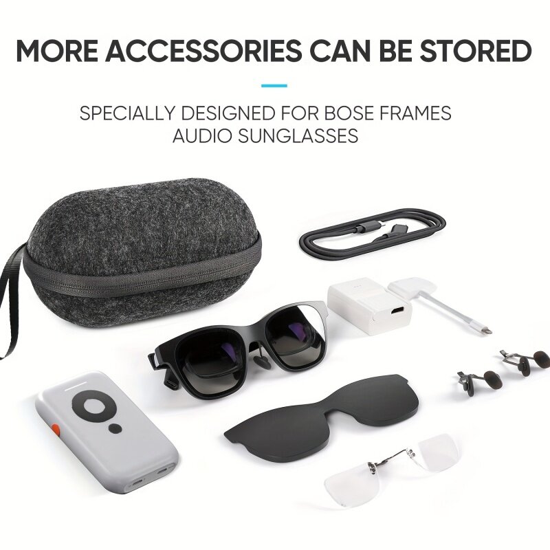 حقيبة حمل للنظارات الذكية ، نظارات شمسية صوتية ، شعاع ، محطة Rokid ، RAYNEO VITURE ، إطارات XRBose ، شعاع XREAL Air2 Pro X2