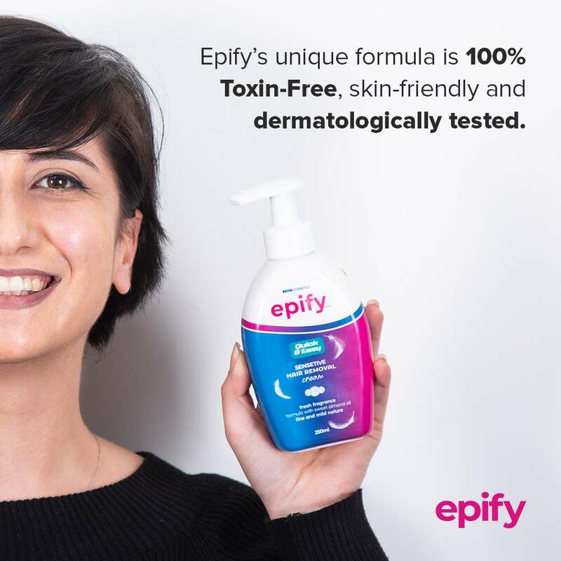 Epify Hair removal cream natural ingredient 100% toxin Free Shipping All The World - 3 Session Kurtulun- best Hair removal Cream