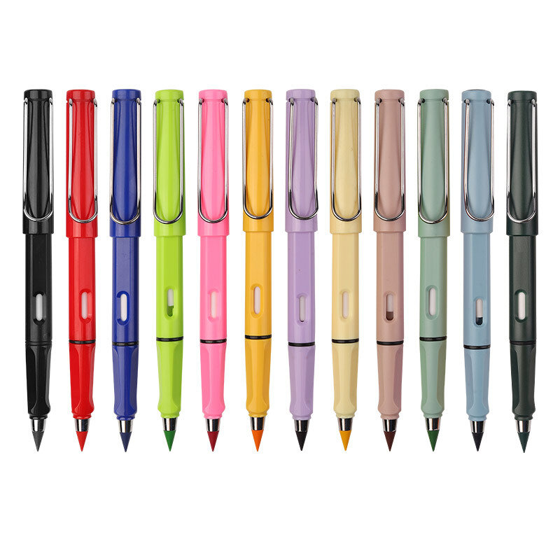 قلم رصاص ملون قابل للمسح لرسم ورسم فني ، قلم كتابة غير محدود ، عبوات سحرية ، لوازم مدرسية ، 12 قطعة #2