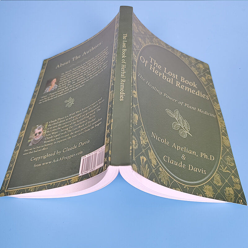 كتاب العلاجات العشبية المفقودة باللغة الإنجليزية ، قوة الشفاء للطب النباتي ، ظهر ورقي ،