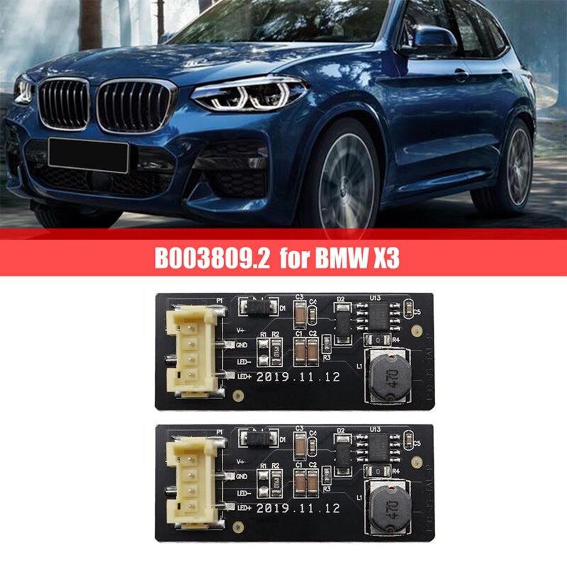 B003809.2 Headlight Module Chip LED Driving Light Tail Light Chip Auto Car For BMW X3 (1 Pair)