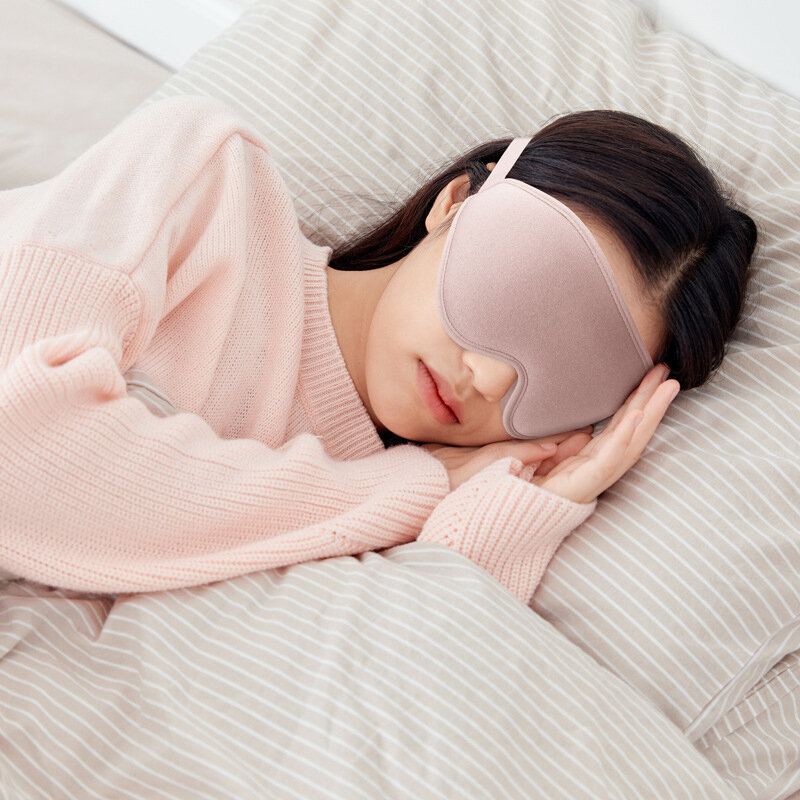 قناع النوم ثلاثي الأبعاد الغمامة النوم المعونة العين قناع لينة رغوة الذاكرة قناع الوجه اييشادي 99% Blockout ضوء Slaapmasker غطاء العين التصحيح