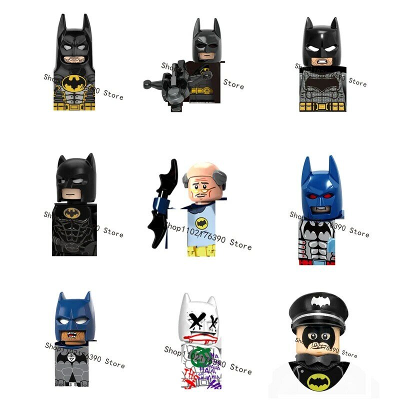 سلسلة باتمان تجميع اللبنات ألفريد الطوب اللعب السم اللبلاب عمل أرقام الاطفال هدية عيد الميلاد