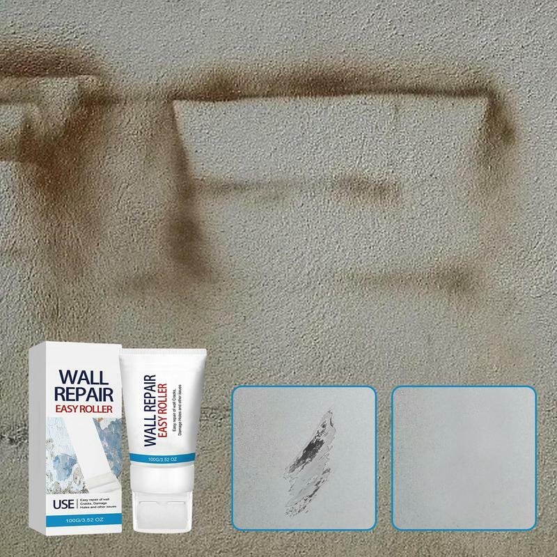 فرشاة إصلاح الجدار للمنزل ، فرشاة دوارة صغيرة ، أداة رسم ذاتية الصنع ، عجون التصحيح السهل على الجدران ، جي