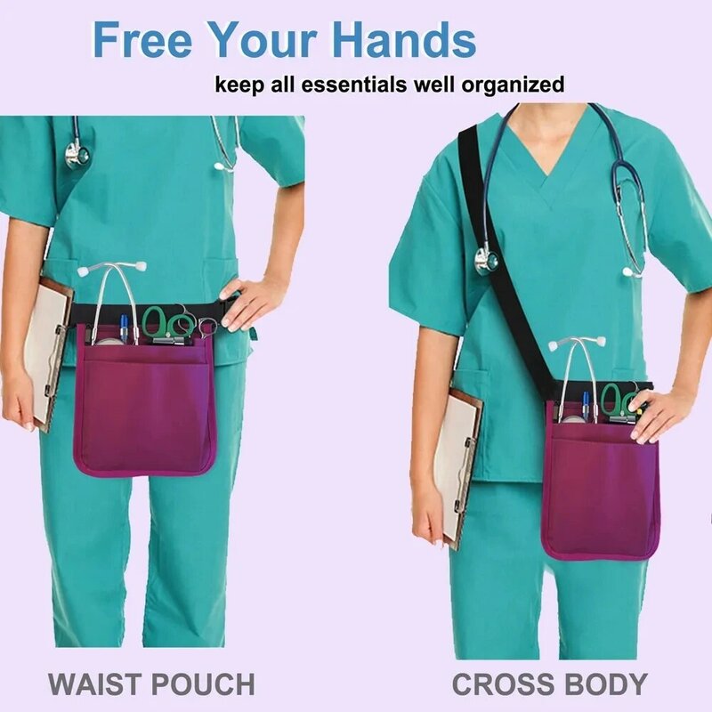 ممرضة أساسيات حزام منظم ، حقيبة الخصر ، حقيبة طبية ، حزام أداة منظم ، الحقيبة فاني حزمة ل ميديكا ، مقص الرعاية