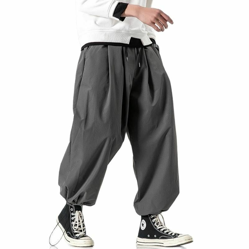الرجال الكورية نمط Pants غير رسمية رجالي موضة حجم كبير 5XL بنطلون ذكر المعتاد الحريم السراويل الرجال الملابس