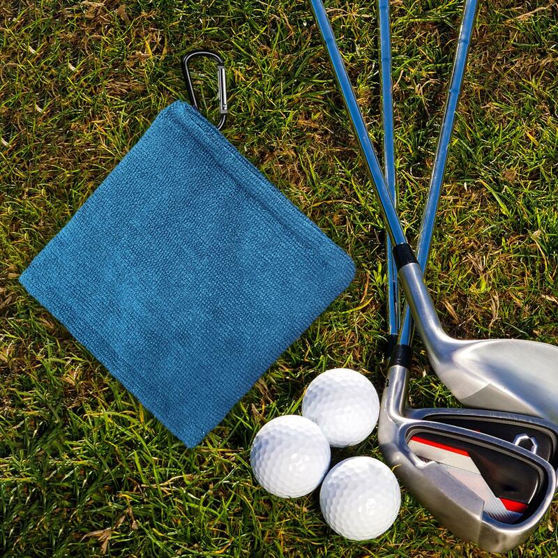 منشفة كرة الغولف مع مقطع للرجال والنساء ، صغيرة الحجم ، اكسسوارات الغولف المحمولة ، منظف الكرة ، هدايا الجيب