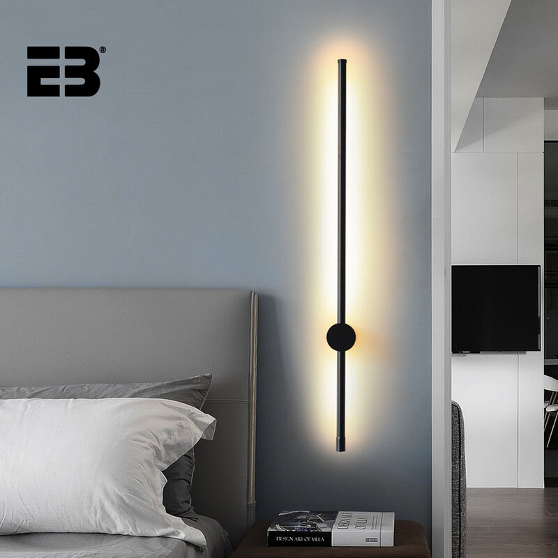 EBUYBEST الحديثة LED الجدار مصباح AC90-260V اللمس يعتم الداخلية الجدار مصابيح للتدوير الجدار ضوء الشمعدانات سطح شنت
