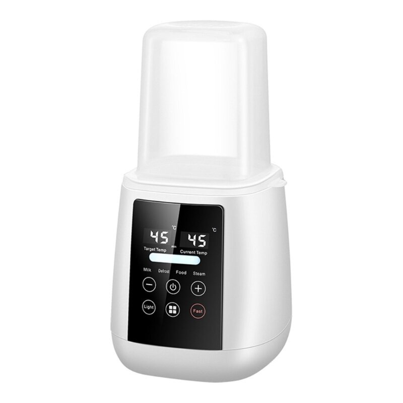 77HD 6 في 1 جهاز تسخين زجاجات الأطفال مع مؤقت وعناصر تحكم في درجة الحرارة شاشة LCD رقمية جهاز تسخين زجاجات الأطفال لحليب الأم