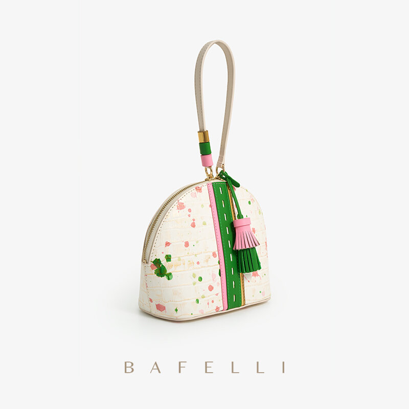 حقيبة نسائية جديدة من BAFELLI تصميم أصلي ماركة فاخرة حقيبة يد موضة مسائية موضة 2023 محفظة جلد لون غير رسمي
