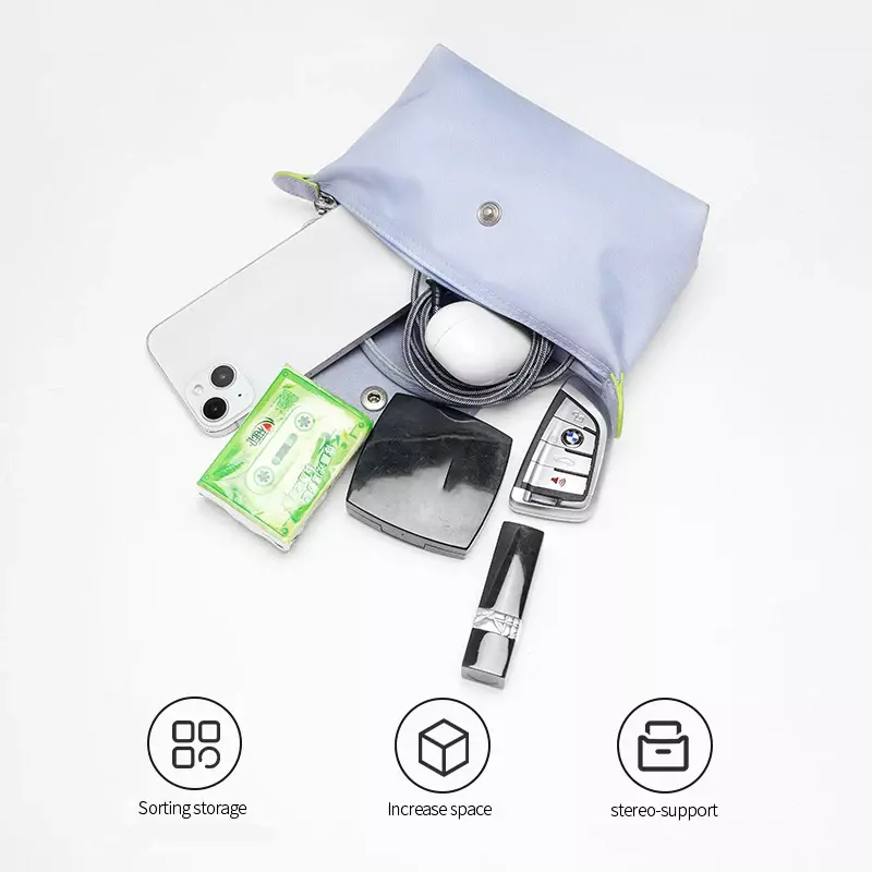 Longchamp حقيبة صغيرة منظم ، ورأى تخزين محفظة ، بطانة حقيبة يد ، إدراج ، محفظة