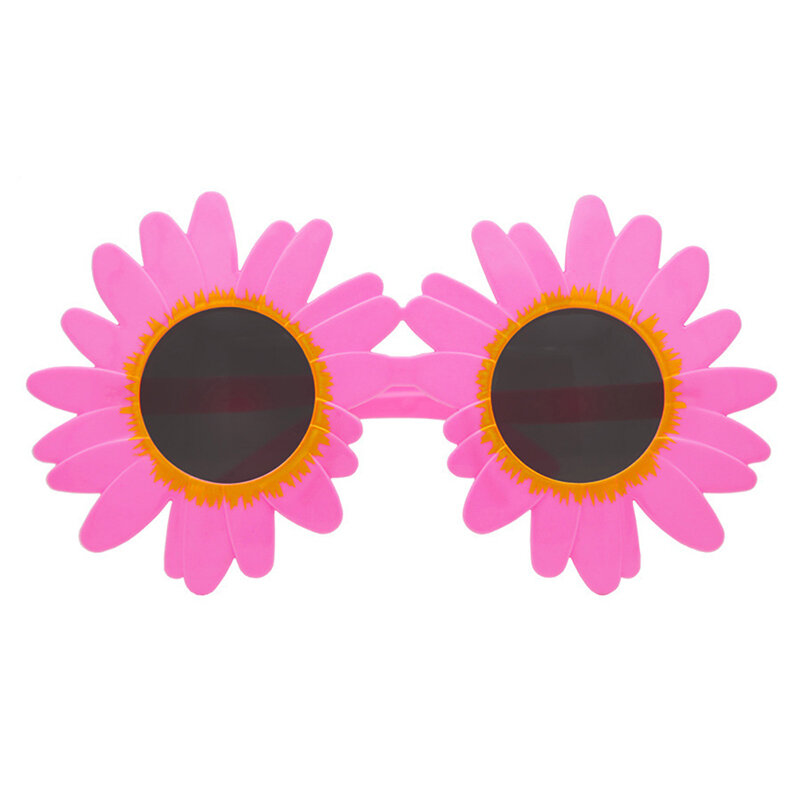 نظارة شمسية للحفلات نظارات شمس لطيفة على شكل زهرة الأقحوان نظارة ظريفة للحفلات الدرامية التأثيرية ملحقات صور للأطفال