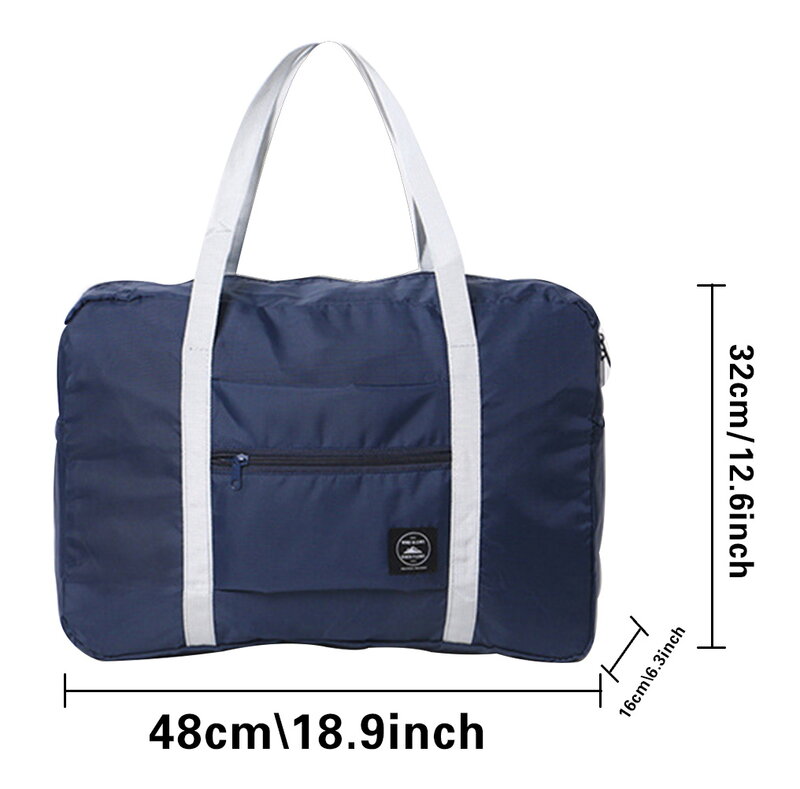 Travel Organizer Handbag Women Outdoor Camping Storage Luggage Bag Cartoon Print Zipper Foldable Large Capacity Accessories Bags
