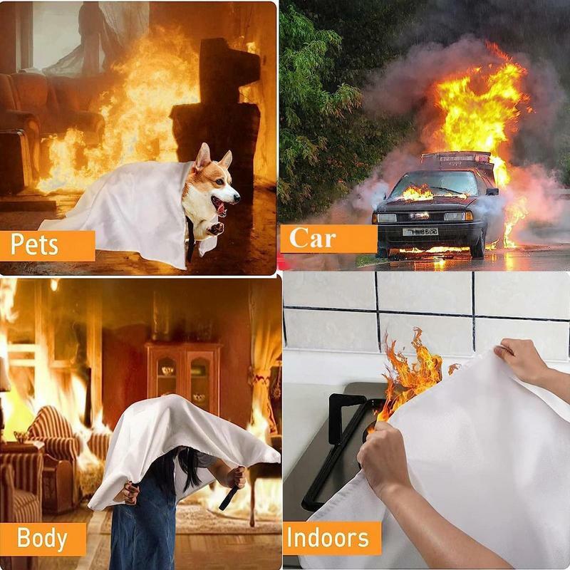 بطانية مقاومة للحريق المطبخ ، وبطانيات حريق كبيرة للمنزل ، بطانية مقاومة للحريق المطبخ ، 1x1m