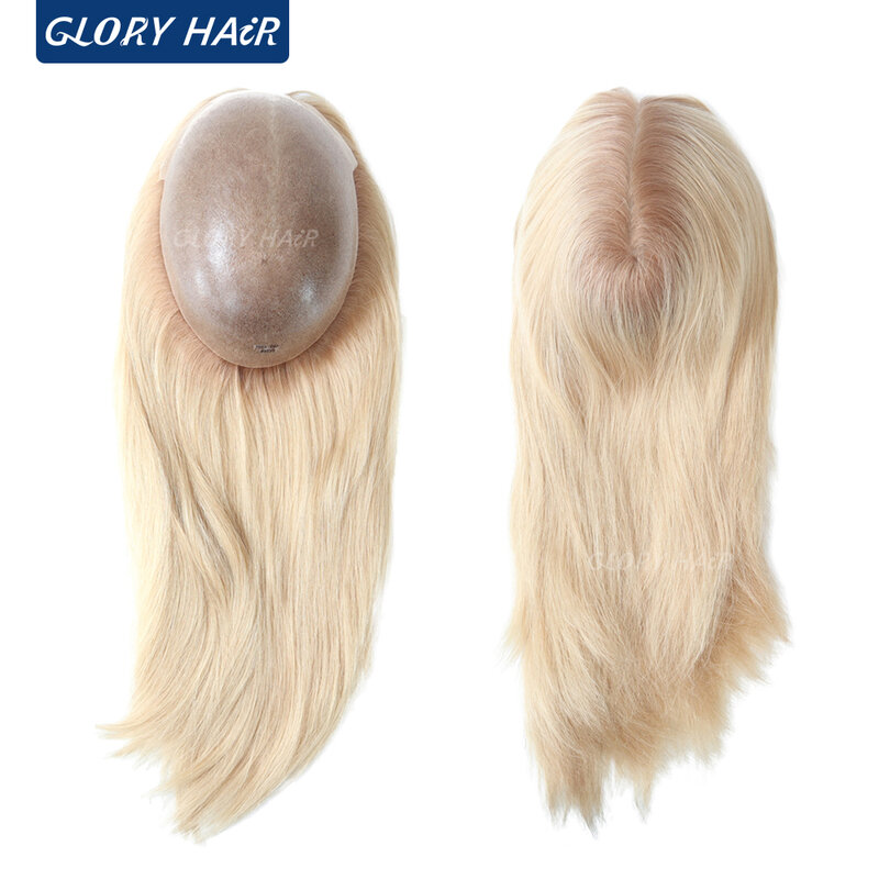 GLORYHAIR - 14 "16" TP22INJ الصينية بشرة ريمي الشعر البشري توبر الشعر حريري للمرأة حقن بولي الجلد النساء الشعر المستعار