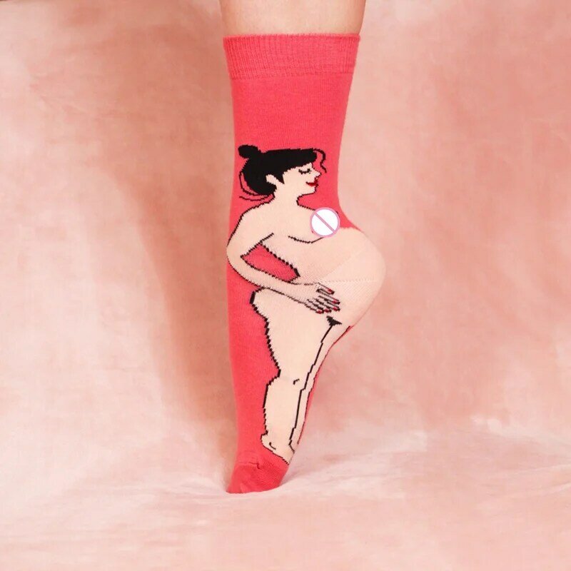 الحوامل الجوارب القطنية تيري الجوارب النساء الحوامل الكرتون سميكة الدافئة الجوارب أفضل هدية لتهنئة الأصدقاء على الحمل