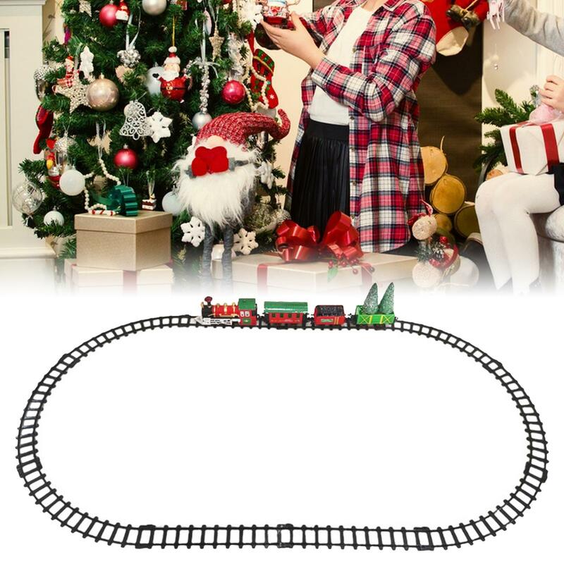 عيد الميلاد قطار كهربائي لعبة اللغز ، مرحلة ما قبل المدرسة هدايا للبنين والبنات ، والأطفال الصغار ، السنة الجديدة