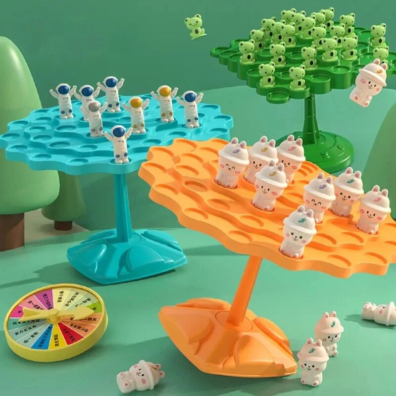 لعبة شجرة التوازن سباورمان للأطفال ، ألعاب الرياضيات مونتيسوري التعليمية ، لوحة التوازن ، ألعاب طاولة التفاعل بين الوالدين والطفل