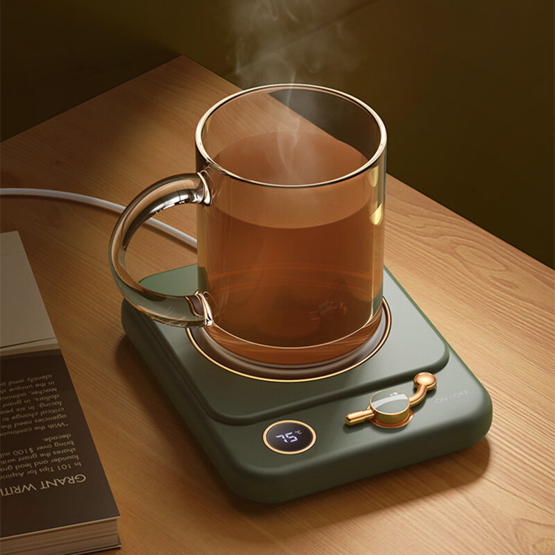 كوب قهوة وامر سخان كهربائي للحرارة ثابتة 3 إعدادات والعتاد إبقاء حليب الشاي الدافئ التلقائي قبالة التدفئة كوستر للمنزل