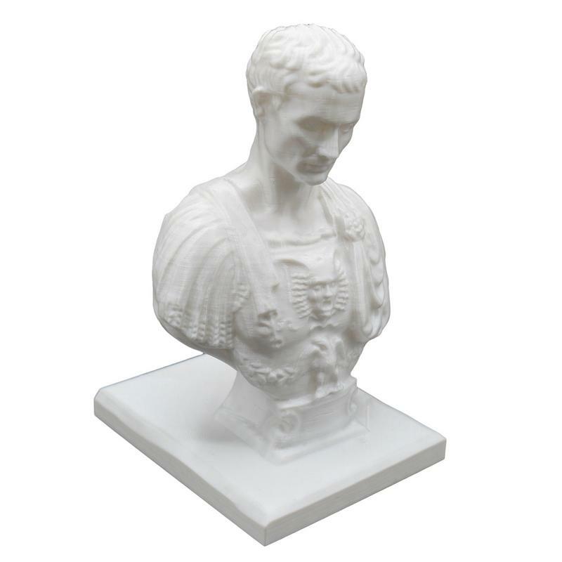 جوليوس قيصر حامل القلم المكتبي ، تمثال راتنج ، تخزين علامة ، زخرفة زخرفية ، April