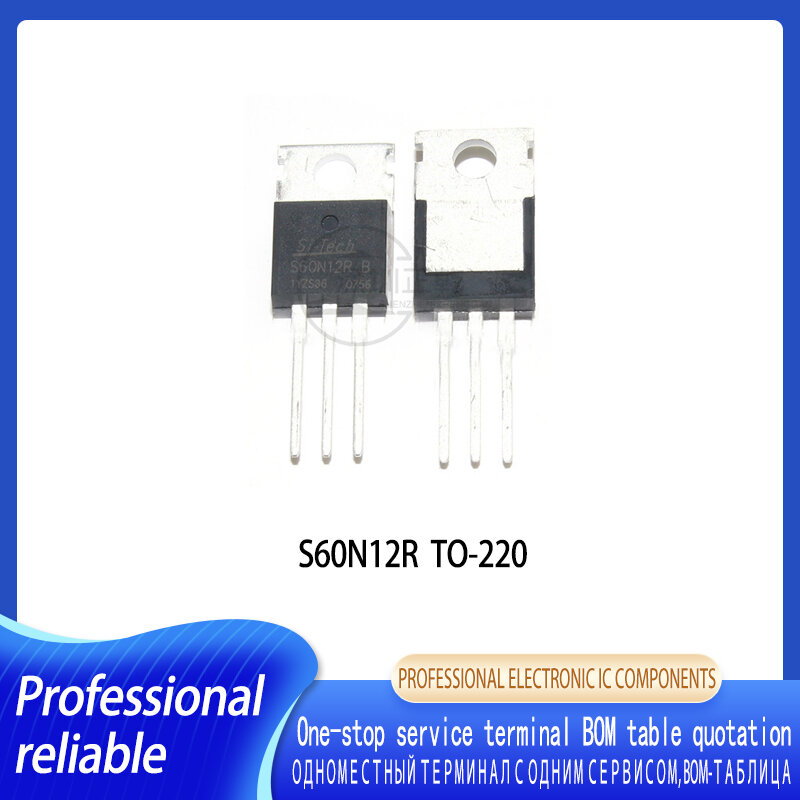 5-10 قطعة S60N12R S60N12RB S60N12 إلى-220 MOSFET