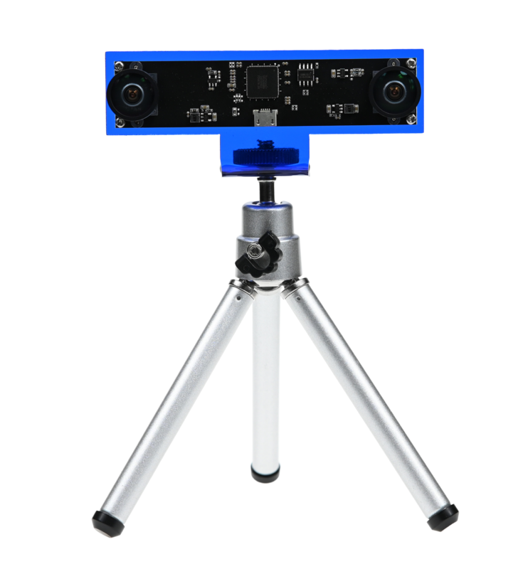 كاميرا ويب GXIVISION 4MP USB 1080P HD، 3840X1080 30FPS، وحدة الكاميرا ذات العدسة المزدوجة متزامنة في نفس الإطار، لنطاق اكتشاف عمق النمذجة ثلاثية الأبعاد VR