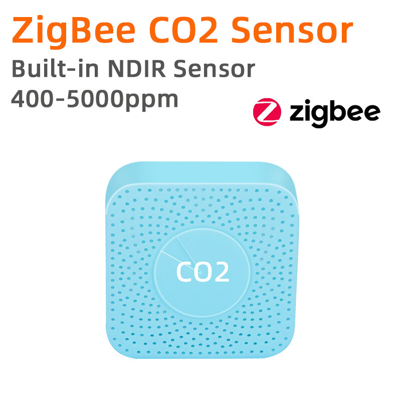 زيجبي تويا CO2 الاستشعار ندير عالية الدقة المنزل الذكي مرتبطة Co2 للكشف عن رصد الهواء المنزلية SmartLife APP