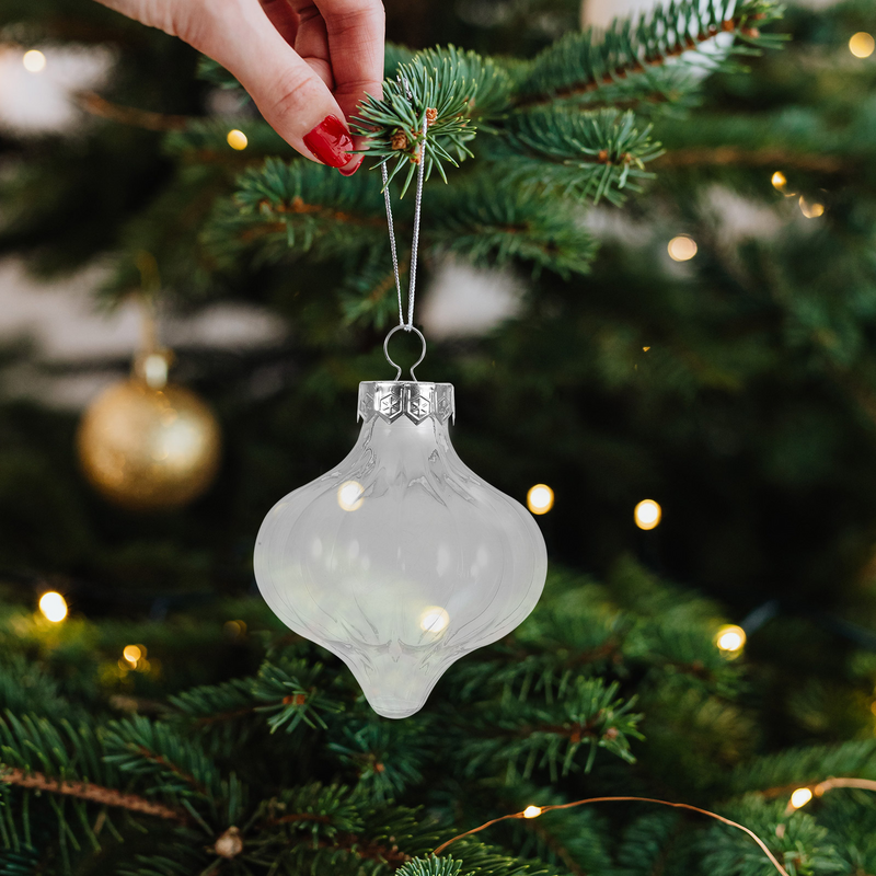 مصابيح إضاءة بلاستيكية ، زينة كرة عيد الميلاد ، زينة معلقة لشجرة عيد الميلاد ، ديكور حفلات منزلية ، العام الجديد