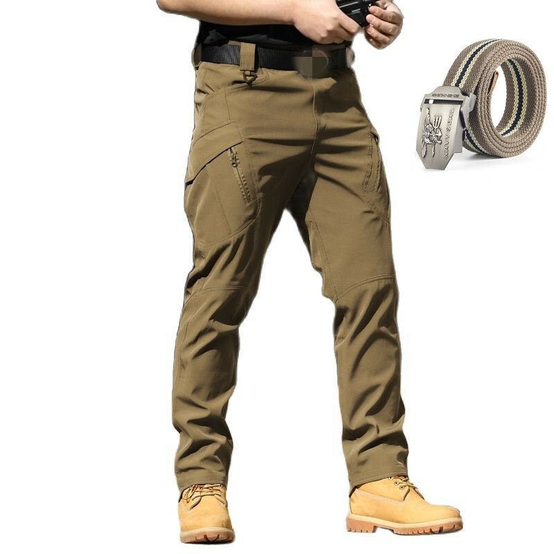 هدية حزام فريد القوات الخاصة المشجعين وزرة تمتد تنفس السراويل التكتيكية متعددة جيب الجبهة زيبر في الهواء الطلق Pants غير رسمية