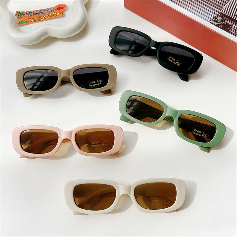 نظارات شمسية مستطيلة للأطفال ، نظارات أطفال ، موضة الفتيات والفتيان