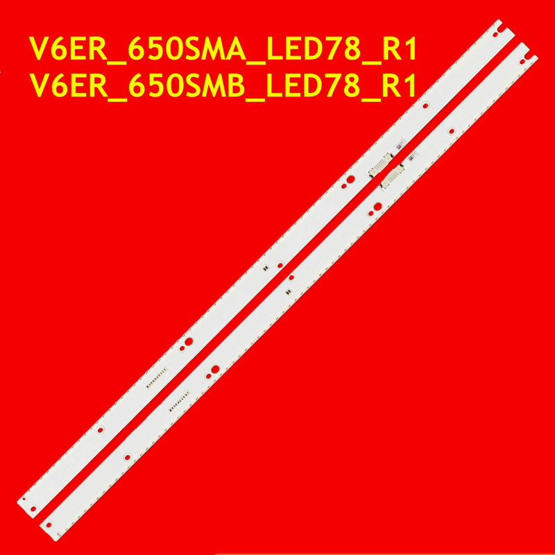 شريط LED لـ UE65KU6500 ، UE65MU6500 ، UN65MU6500 ، UN65KU6400 ، UN65KU6500 ، v6ere-650-smled-78r1 ، v6er-650smbled-78r1