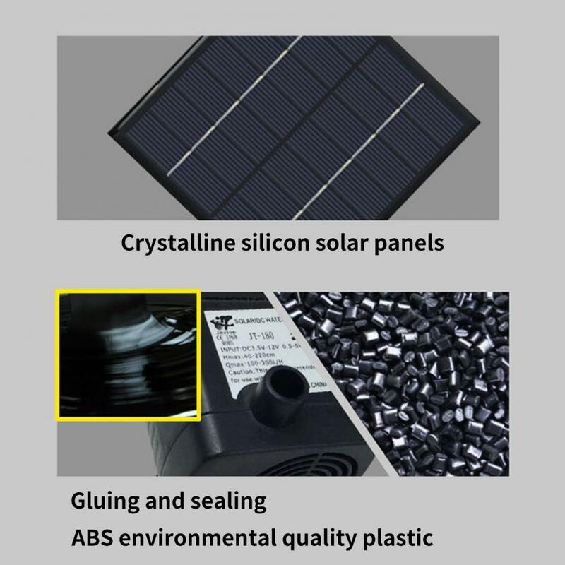 Energy Saving Monocrystalline Silicon Rust Resistant Solar Water Pump for Swimming Pool
