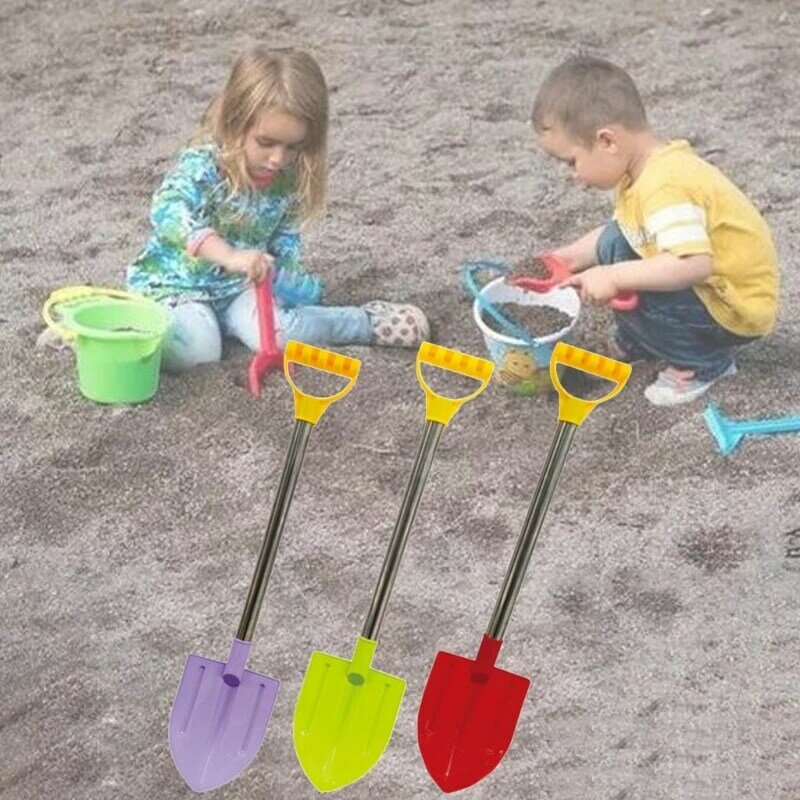 Q0KB مجموعة مجرفة رمل الشاطئ للأطفال، أداة حفر الرمل، ألعاب مائية، أداة ممتعة للأطفال الصغار على الشاطئ، أفضل ألعاب للعب المنزل