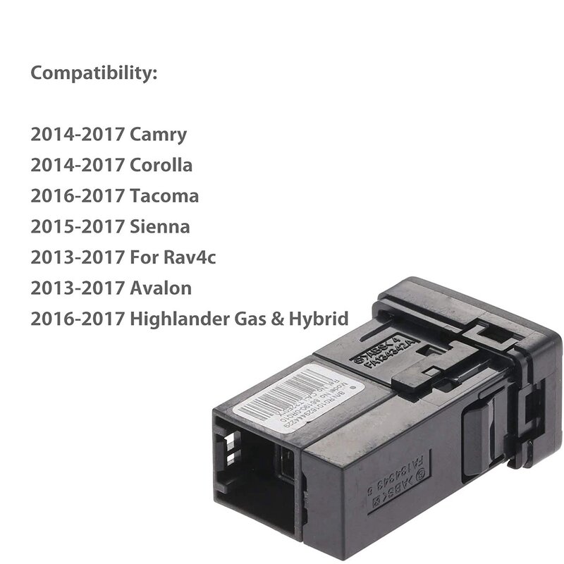 محول منفذ USB AUX لتويوتا كورولا كامري 861900.0r010 ، مقبس إدخال صوت مساعد ، جزء إصلاح راديو السيارة ، جزء إصلاح