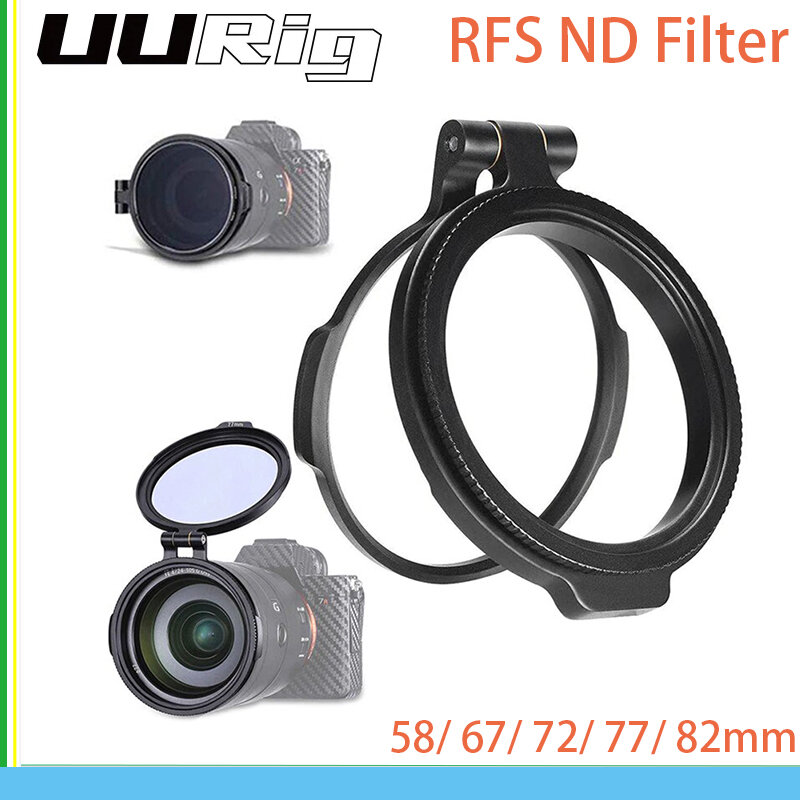 UURig RFS ND تصفية السريع تصفية نظام DSLR ملحقات الكاميرا سريعة التبديل قوس ل 58/67/72/77/82 مللي متر DSLR محول العدسة الوجه