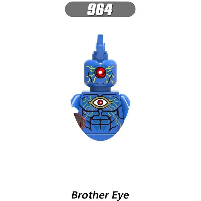طوب خارق Mera Brother Eye ، كتل بناء شخصية كرتونية ، هدية عيد ميلاد ، X0219 ، XH957 ، XH959 ، XH960 ، XH962 ، XH964