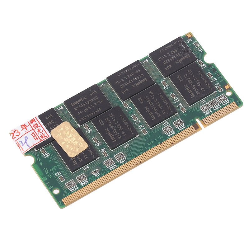 ذاكرة رام للكمبيوتر المحمول ، SO-DIMM ، 200PIN ، DDR333 ، PC 2700 ، 333Mhz ، 1GB ، DDR1
