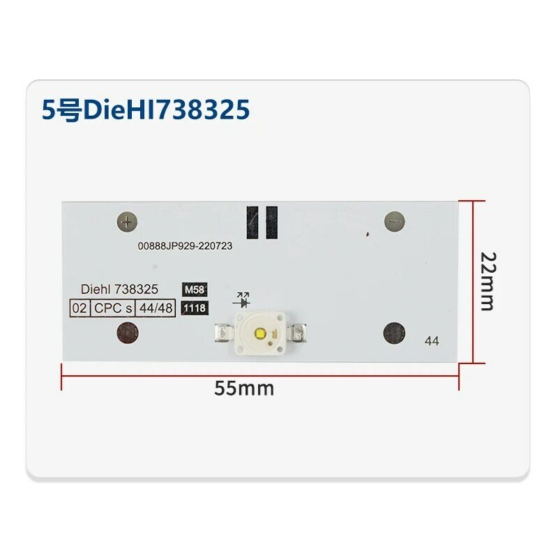 قطع غيار شريط LED لثلاجة سيمنز بوش ، والإضاءة التبريد ، DC12V ، nhhi738325
