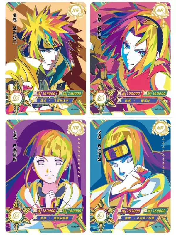 KAYOU-ناروتو NR أنيمي بطاقات جمع الشخصيات ، NR النادرة ، ألم Hidan ، Hoshigaki ، Kisame ، Sasori ، هدية لعبة للأطفال
