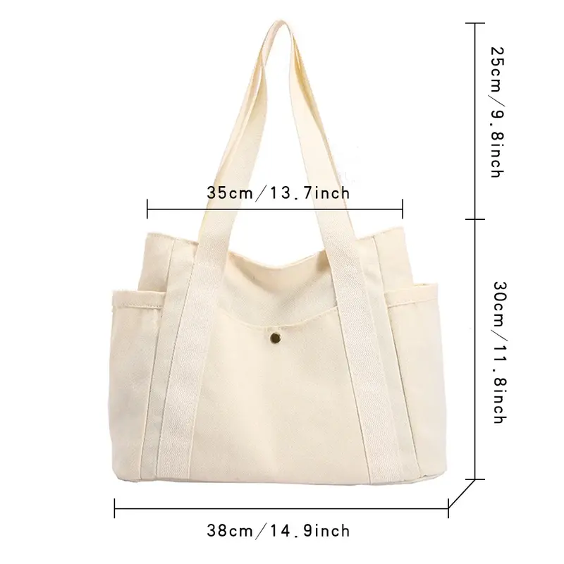 حقيبة كتف متعددة الوظائف للنساء ، حقيبة يد عصرية ، لون أبيض ، قماش ، رائد فضاء ، سلسلة رسائل ، حقائب كتف ، حقيبة تسوق
